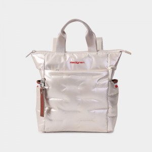 Beige Women's Hedgren Comfy Backpacks | BGJ3949KG