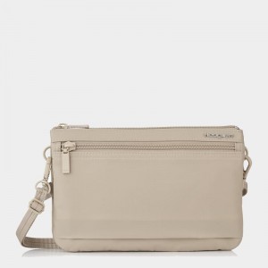 Beige Women's Hedgren Emma Crossbody Bags | XKV1269LX