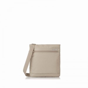 Beige Women's Hedgren Leonce Shoulder Bags | JER9697KA