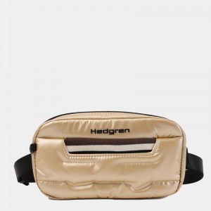 Beige Women's Hedgren Snug Belt Bags | GQR3818VQ