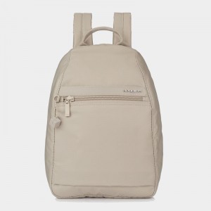 Beige Women's Hedgren Vogue Backpacks | MQO7461LS