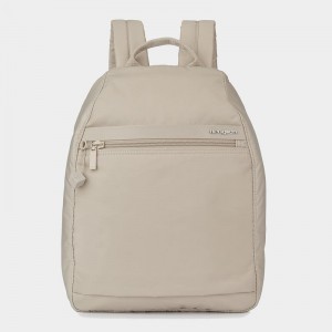 Beige Women's Hedgren Vogue Large Backpacks | TUL819DA