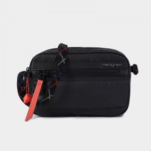 Black Coral Women's Hedgren Maia Crossbody Bags | HOQ9323TL