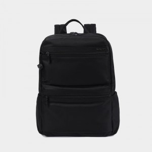 Black Women's Hedgren Ava Backpacks | ZON562QI