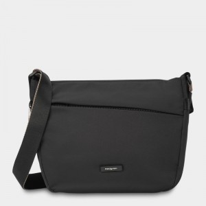 Black Women's Hedgren Gravity Crossbody Bags | DFF1852ZF