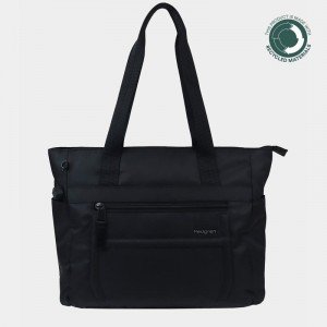 Black Women's Hedgren Keel Tote Bags | AFQ3319IC