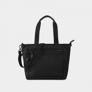 Black Women's Hedgren Zoe Tote Bags | DSS953GM