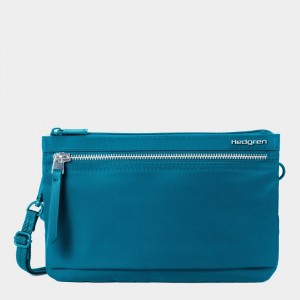 Blue Women's Hedgren Emma Crossbody Bags | DGW2221KU