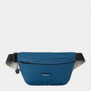 Blue Women's Hedgren Halo Belt Bags | BIF2285VR