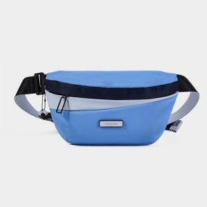 Blue Women's Hedgren Halo Belt Bags | PZX149TZ