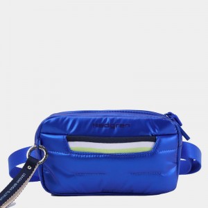 Blue Women's Hedgren Snug Belt Bags | XFK578TB