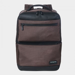 Brown Black Women's Hedgren Drive Backpacks | AAT7077XB