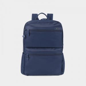 Dark Blue Women's Hedgren Ava Backpacks | AEW5825ZL