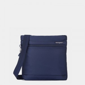 Dark Blue Women's Hedgren Leonce Shoulder Bags | NCY573HU