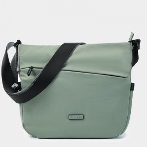 Green Women's Hedgren Milky Way Crossbody Bags | LXP6079WE