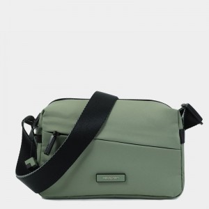 Green Women's Hedgren Neutron Small Crossbody Bags | AGM79100UT