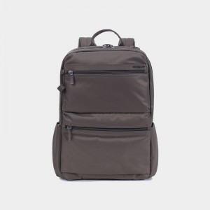 Grey Brown Women's Hedgren Ava Backpacks | MQM1120GU