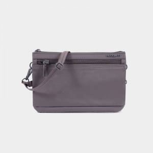 Grey Brown Women's Hedgren Emma Crossbody Bags | OBK8430BT