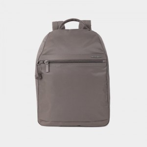 Grey Brown Women's Hedgren Vogue Backpacks | DTS1668WY