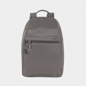 Grey Brown Women's Hedgren Vogue Large Backpacks | JQE6762TD