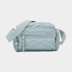 Light Blue Women's Hedgren Emily Crossbody Bags | NJD4100SA