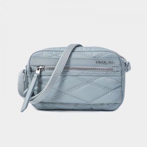 Light Blue Women's Hedgren Maia Crossbody Bags | JAW2591JK