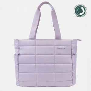 Light Purple Women's Hedgren Camden Tote Bags | OPM2144IR