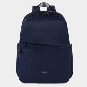 Navy Women's Hedgren Cosmos Backpacks | SGW2776GM