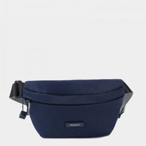 Navy Women's Hedgren Halo Belt Bags | ENY4330DH