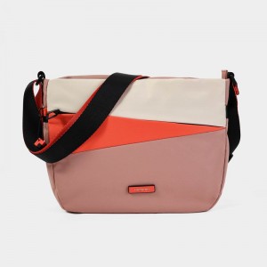 Pink Orange Women's Hedgren Gravity Crossbody Bags | GIP9133WN