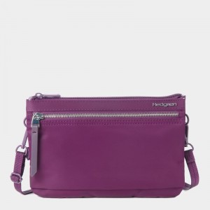 Purple Women's Hedgren Emma Crossbody Bags | IPR404UV