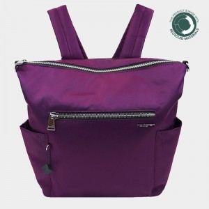 Purple Women's Hedgren Kate Sustainably Made Convertible Tote Bags | NRE6866US