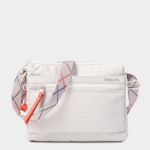 White Grey Women's Hedgren Eye Shoulder Bags | ETY5241OL