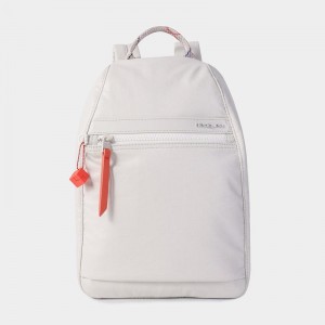 White Grey Women's Hedgren Vogue Backpacks | EIK8070MA