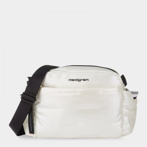 White Women's Hedgren Cozy Shoulder Bags | UUC6489FH