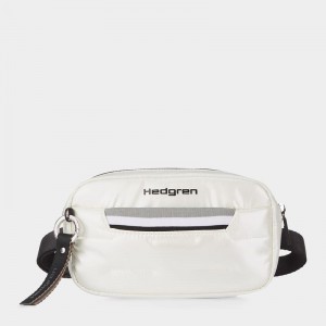 White Women's Hedgren Snug Belt Bags | CYF3138PJ