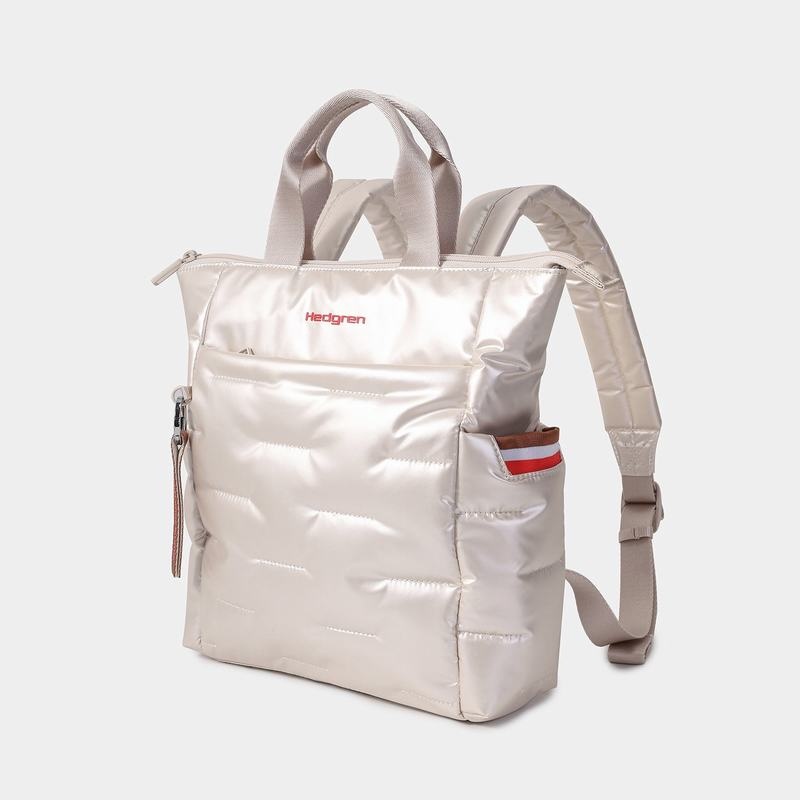 Beige Women's Hedgren Comfy Backpacks | BGJ3949KG