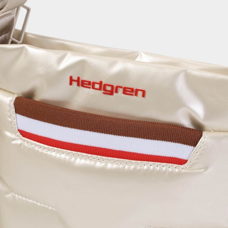 Beige Women's Hedgren Cushy Crossbody Bags | HQE9161PS