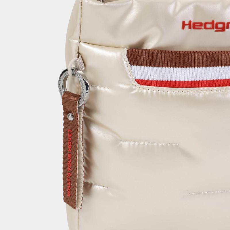 Beige Women's Hedgren Cushy Crossbody Bags | HQE9161PS