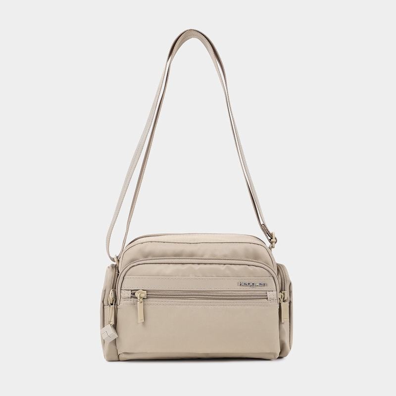 Beige Women's Hedgren Emily Crossbody Bags | TVF5676PI