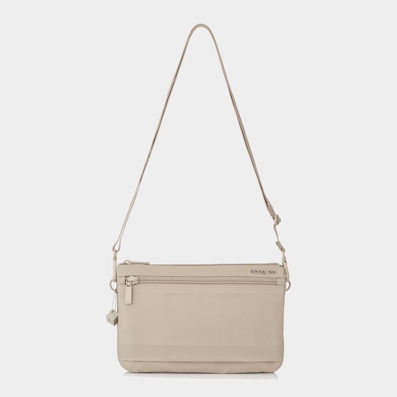 Beige Women's Hedgren Emma Crossbody Bags | XKV1269LX