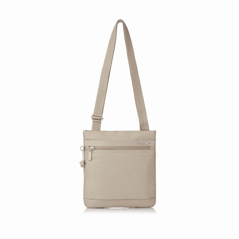 Beige Women's Hedgren Leonce Shoulder Bags | JER9697KA