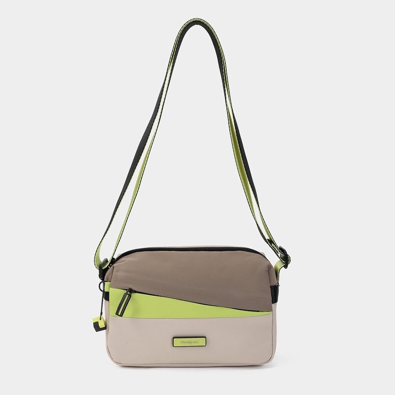 Beige Women's Hedgren Neutron Small Crossbody Bags | IVC3198VW