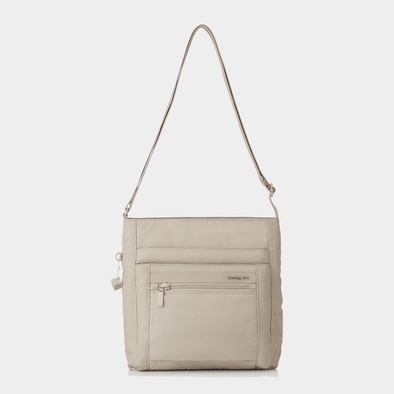 Beige Women's Hedgren Orva Shoulder Bags | SEB6252ZY