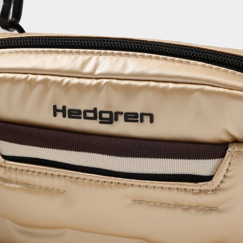 Beige Women's Hedgren Snug Belt Bags | GQR3818VQ