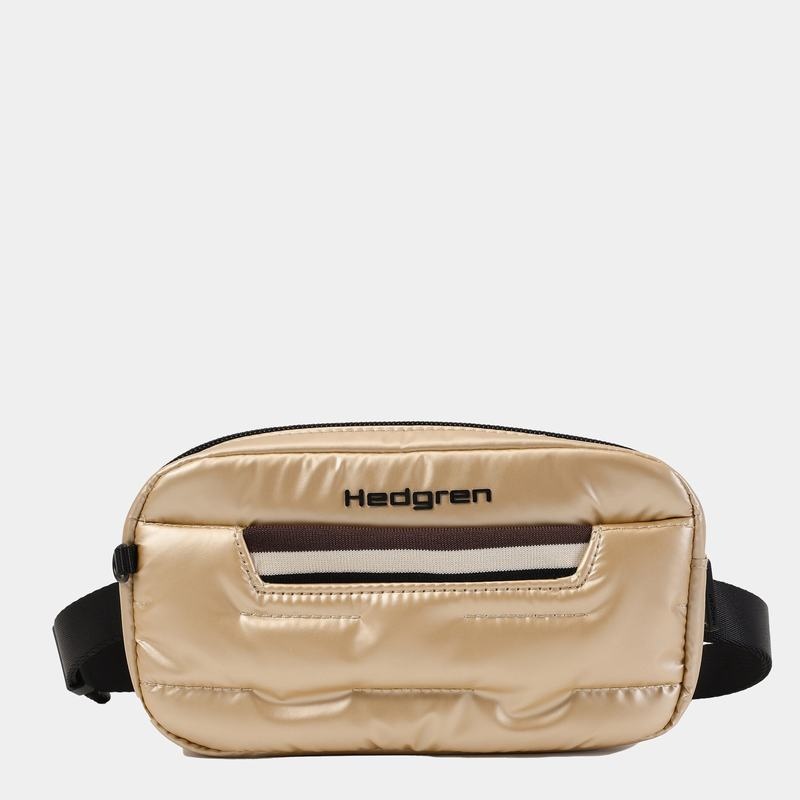 Beige Women\'s Hedgren Snug Belt Bags | GQR3818VQ