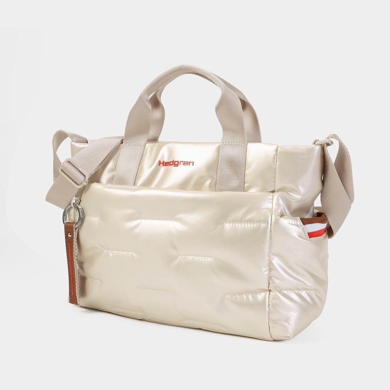 Beige Women's Hedgren Softy Handbag | GMX5890NP