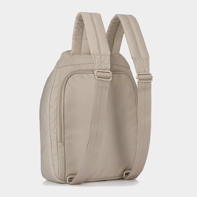 Beige Women's Hedgren Vogue Large Backpacks | TUL819DA