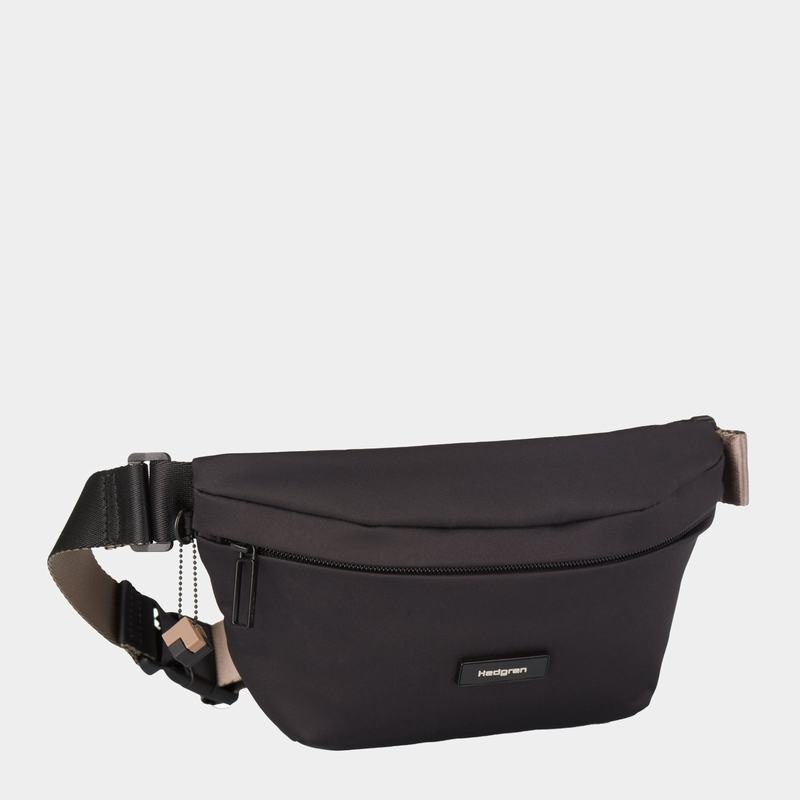 Black Brown Women's Hedgren Halo Belt Bags | TGB7961YU