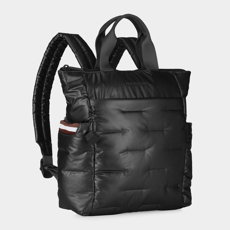 Black Women's Hedgren Comfy Backpacks | HJK4815HD